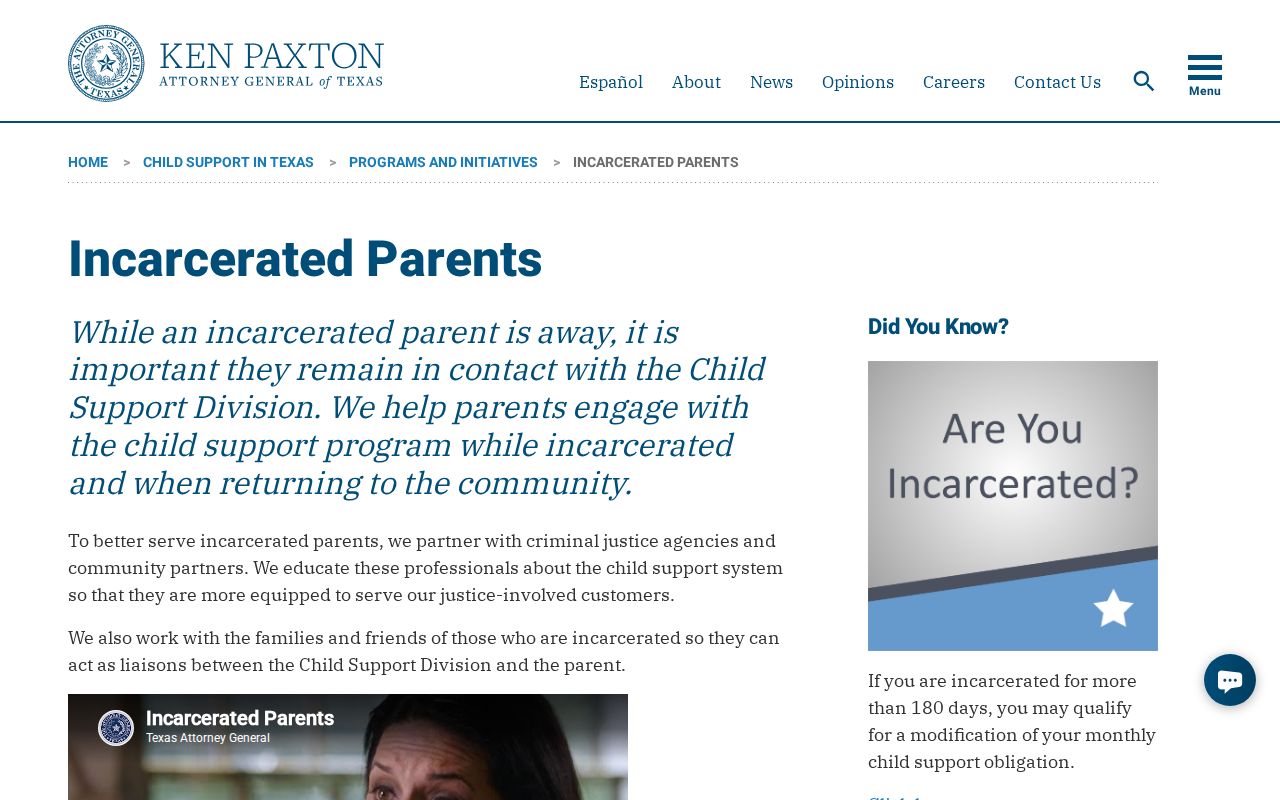 Briscoe County bench warrant records, Texas Attorney General child-support assistance page